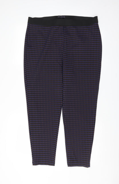 Womens UK Size 20 Marks and Spencer Extra-Slim Fit  Blue Trousers