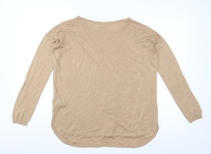 H&M Womens Beige   Pullover Jumper Size S