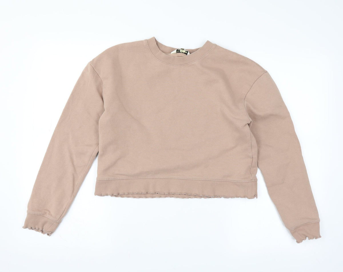 Miss Selfridge Womens Pink   Pullover Sweatshirt Size 8