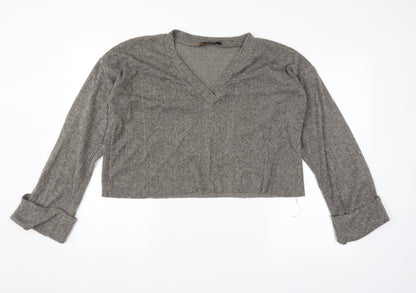I SAW IT FIRST Womens Beige   Pullover Jumper Size 12