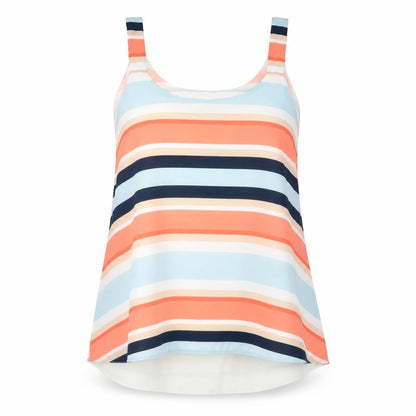 Womens UK Size 8 Nutmeg Multicoloured Basic Tank
