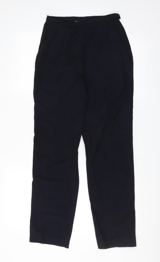 Womens UK Size 10 Marks and Spencer Regular Fit  Blue Trousers