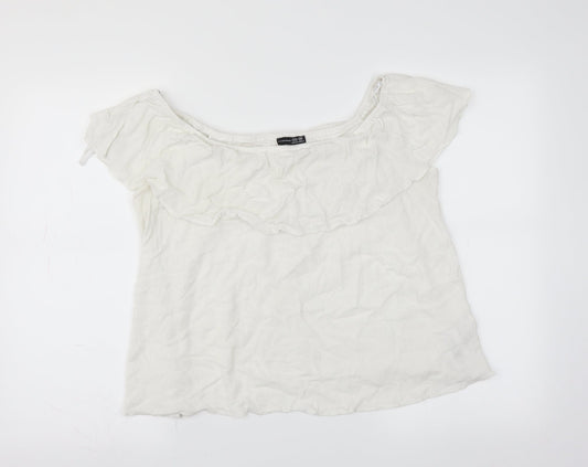 Primark Womens White   Basic Blouse Size 14