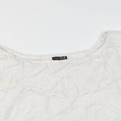Primark Womens White   Basic Blouse Size 14