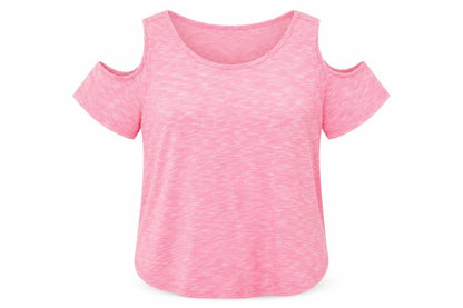 Select Womens Pink   Pullover Jumper Size 10  - cold shoudler