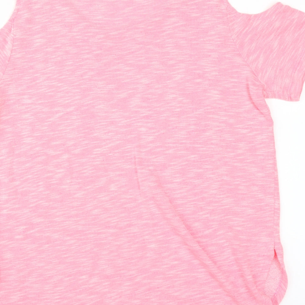 Select Womens Pink   Pullover Jumper Size 10  - cold shoudler
