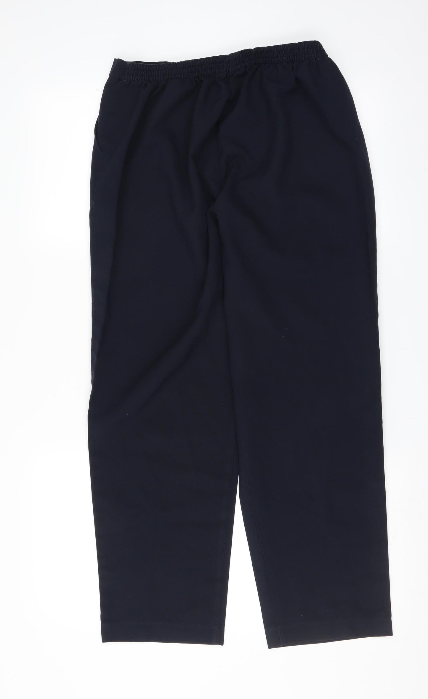 Womens UK Size 16 Classics Regular Fit  Blue Trousers