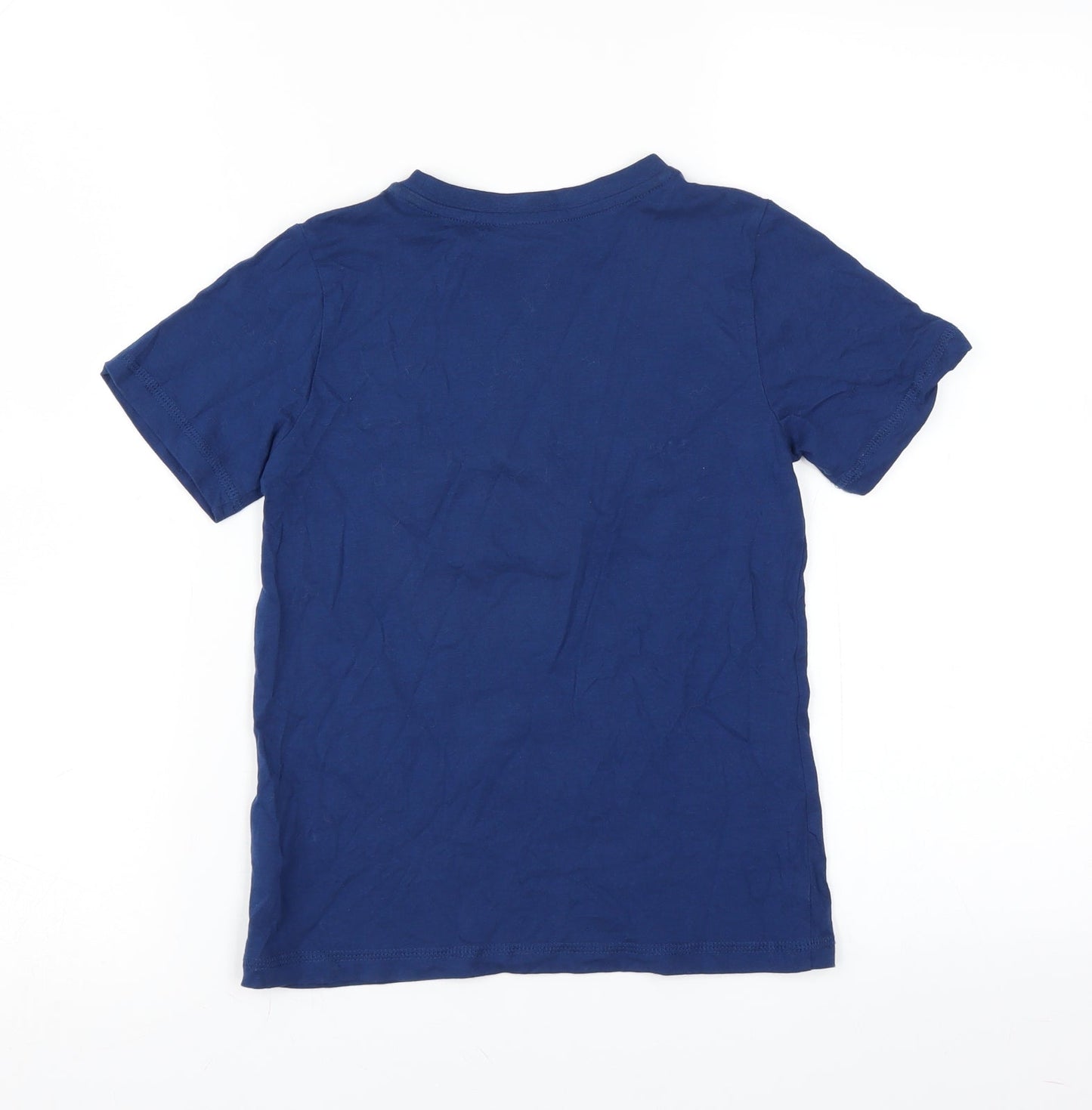 F&F Boys Blue   Basic T-Shirt Size 6-7 Years  - paradise