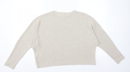 H&M Womens Beige   Pullover Jumper Size S