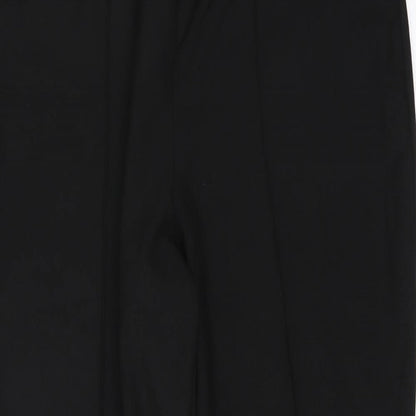 Womens UK Size 14 Preworn Regular Fit  Black Trousers