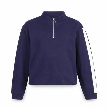 Matalan Girls Blue   Pullover Jumper Size 14 Years  - Cropped