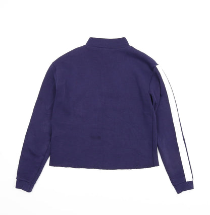 Matalan Girls Blue   Pullover Jumper Size 14 Years  - Cropped