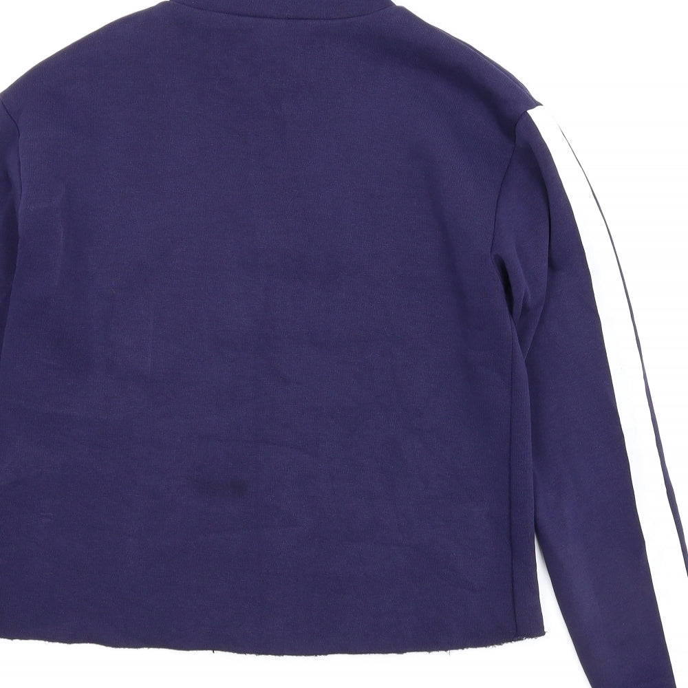 Matalan Girls Blue   Pullover Jumper Size 14 Years  - Cropped