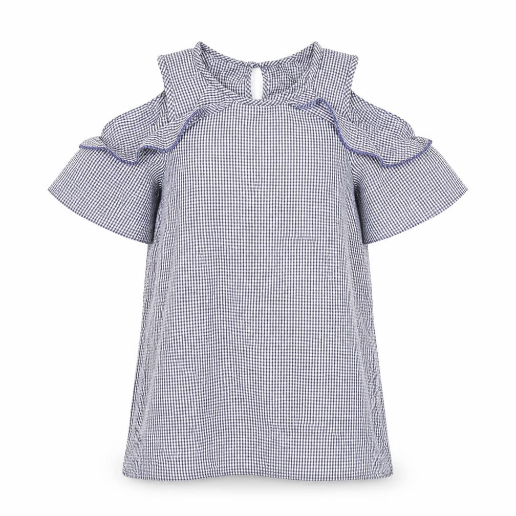 Womens UK Size 8 Dorothy Perkins Blue Basic Blouse