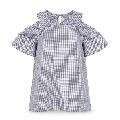 Womens UK Size 8 Dorothy Perkins Blue Basic Blouse