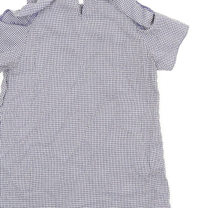 Womens UK Size 8 Dorothy Perkins Blue Basic Blouse