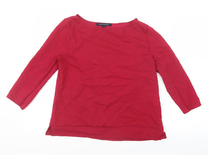 French Connection Womens Pink   Basic Blouse Size M