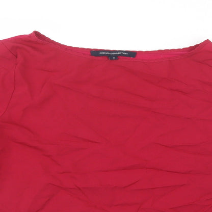 French Connection Womens Pink   Basic Blouse Size M