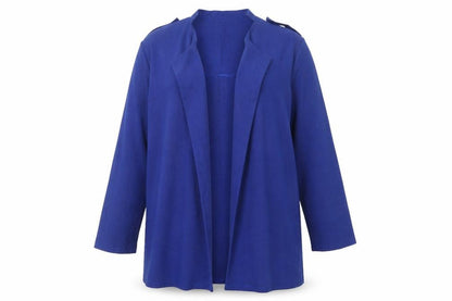 Maggie Womens Blue   Jacket  Size 3XL