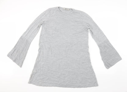 ASOS Womens Grey  Knit Jumper Dress  Size 8