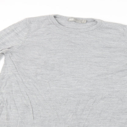 ASOS Womens Grey  Knit Jumper Dress  Size 8