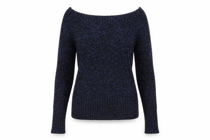 INSIDE Womens Blue  Knit Pullover Jumper Size S