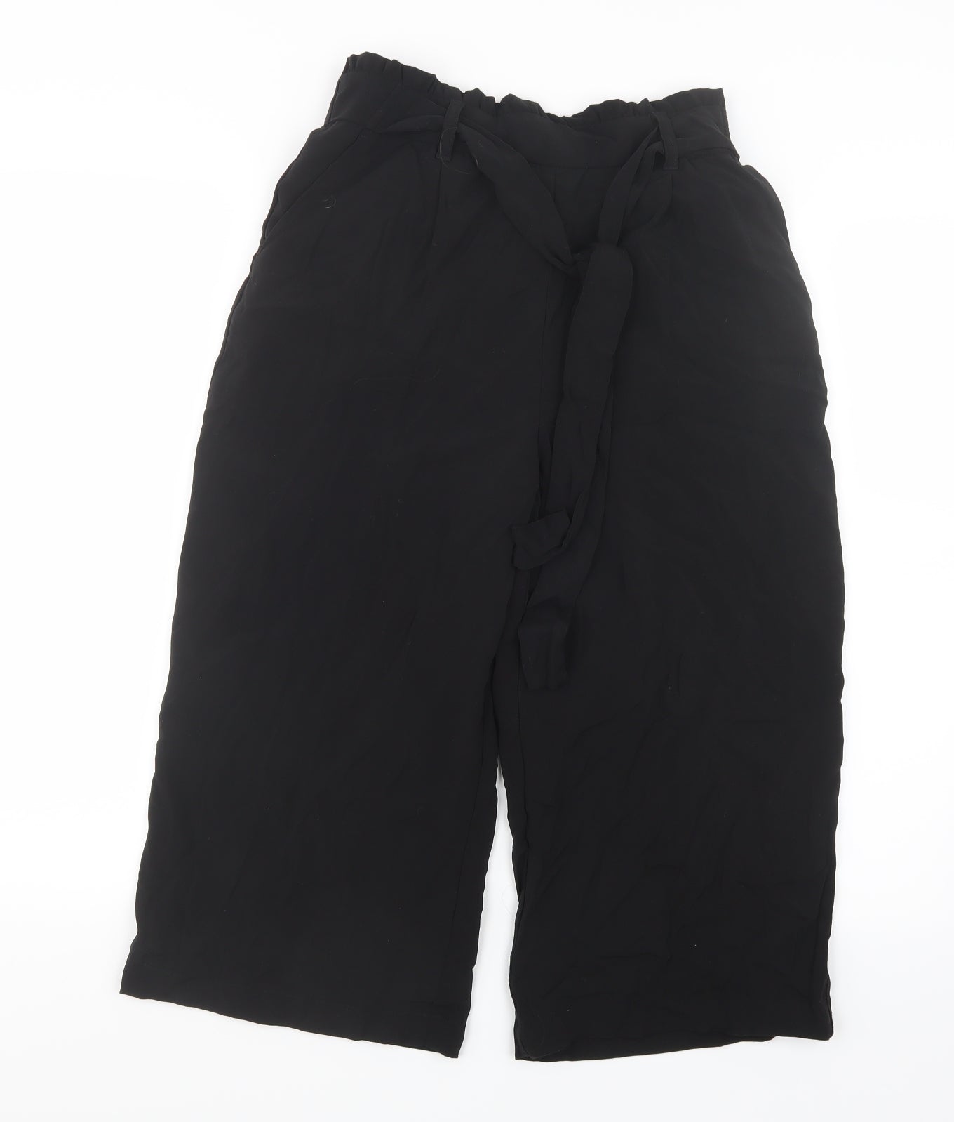New Look Womens Black   Cropped Trousers Size 10