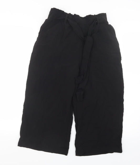 New Look Womens Black   Cropped Trousers Size 10