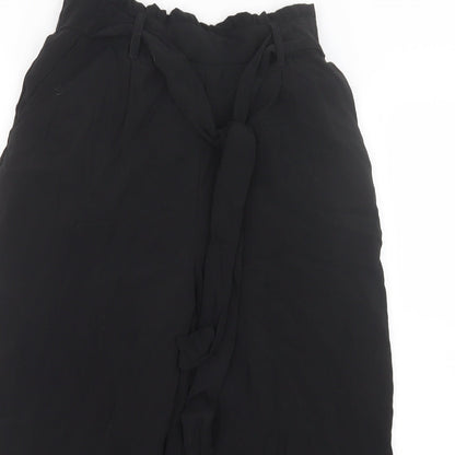 New Look Womens Black   Cropped Trousers Size 10