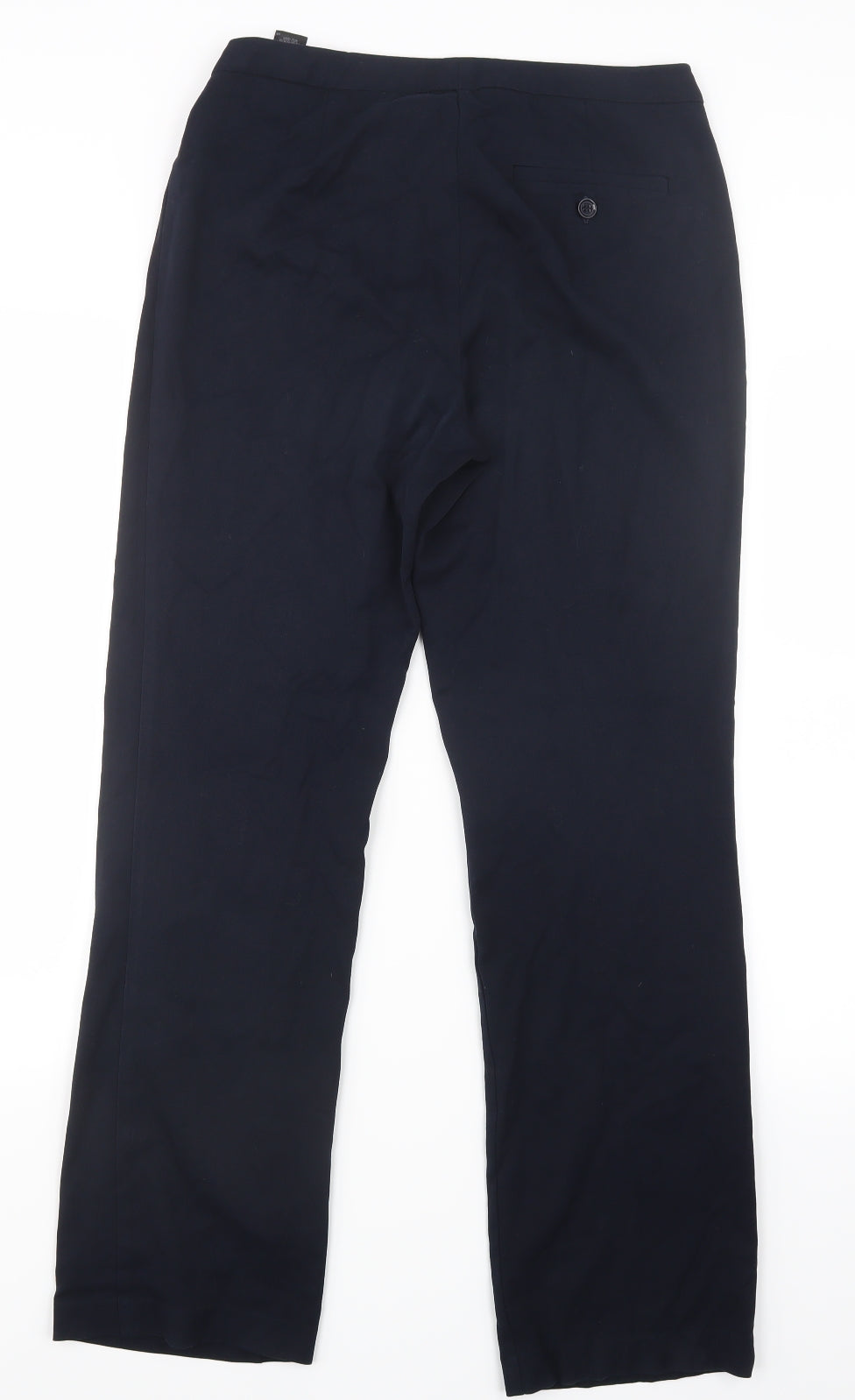 Womens UK Size 10 Marks and Spencer Regular Fit  Blue Trousers
