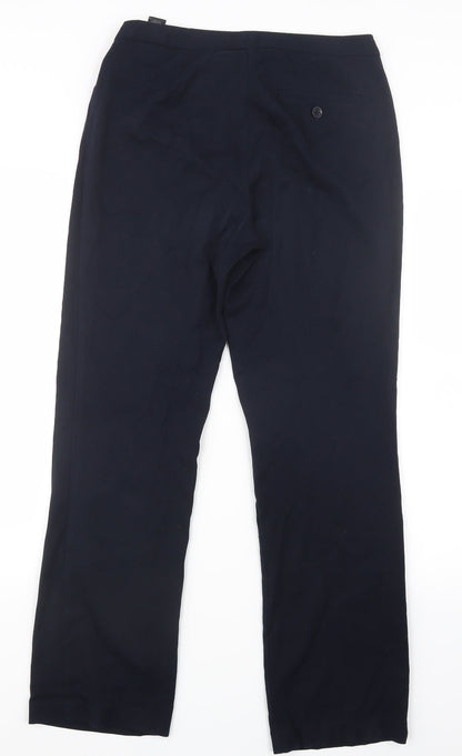 Womens UK Size 10 Marks and Spencer Regular Fit  Blue Trousers