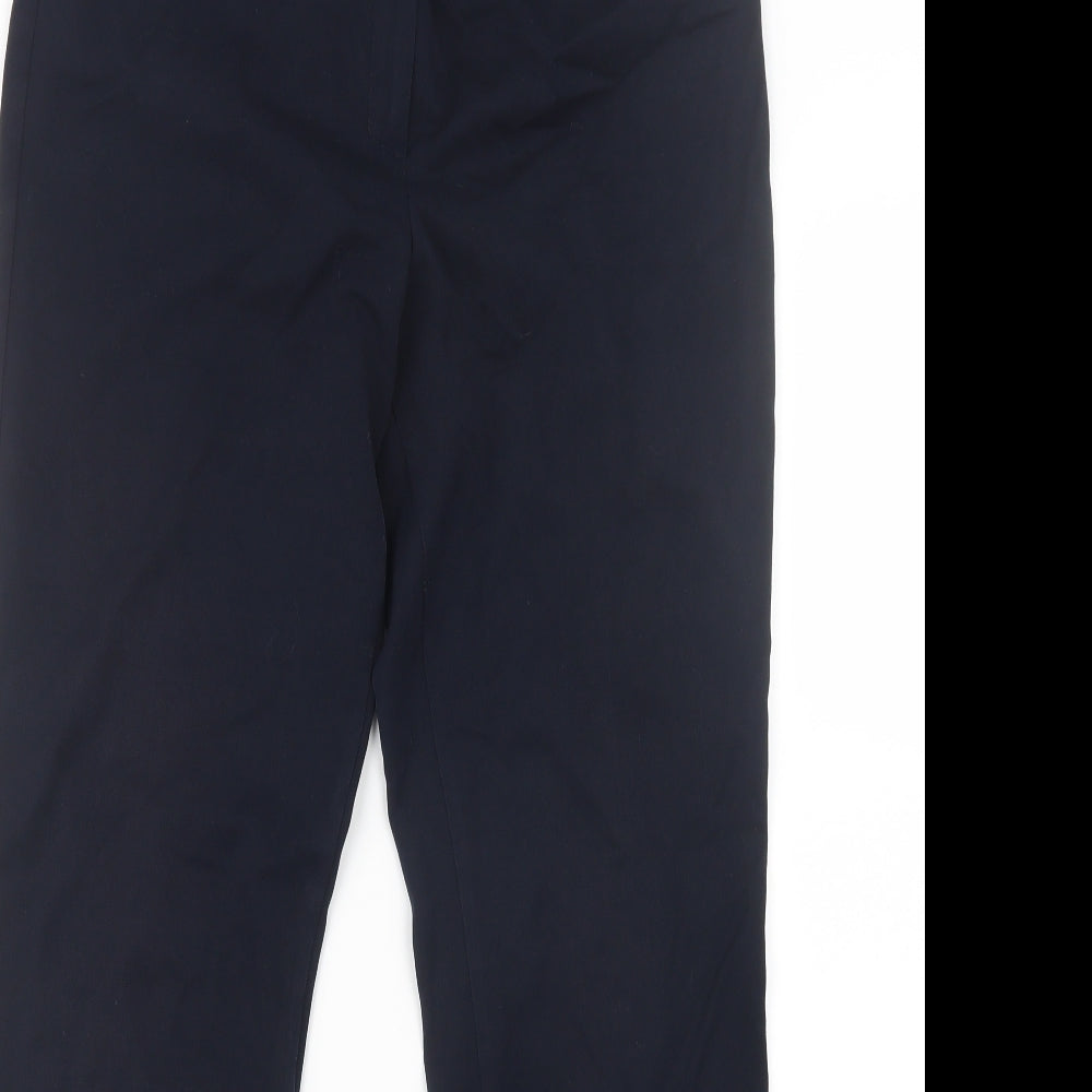 Womens UK Size 10 Marks and Spencer Regular Fit  Blue Trousers