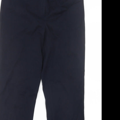 Womens UK Size 10 Marks and Spencer Regular Fit  Blue Trousers