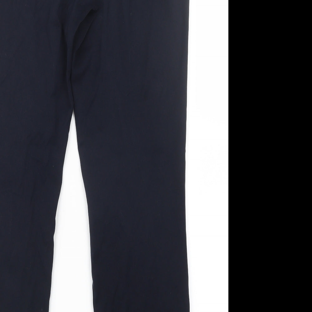 Womens UK Size 10 Marks and Spencer Regular Fit  Blue Trousers
