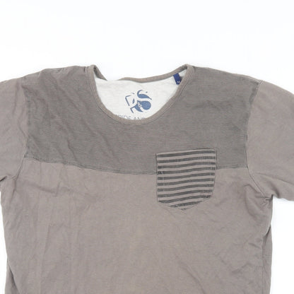 PRIDE & SOUL Womens Brown   Basic T-Shirt Size M