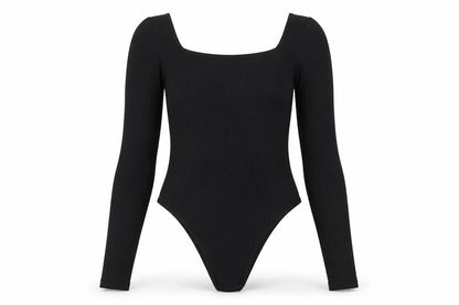 Womens UK Size S SheIn One-Piece Black Bodysuit
