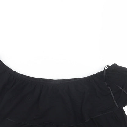 Topshop Womens Black   Basic T-Shirt Size 10