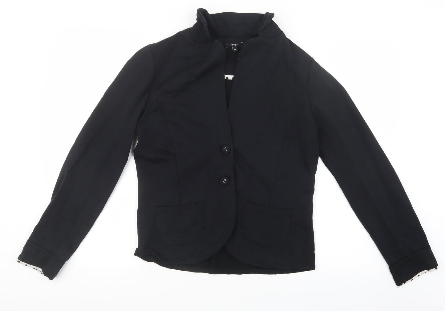 Papaya Womens Black   Jacket  Size 12