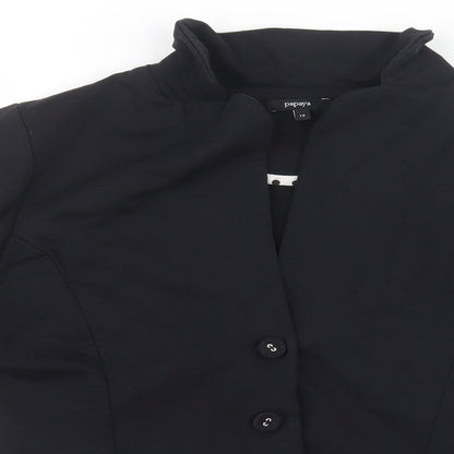 Papaya Womens Black   Jacket  Size 12