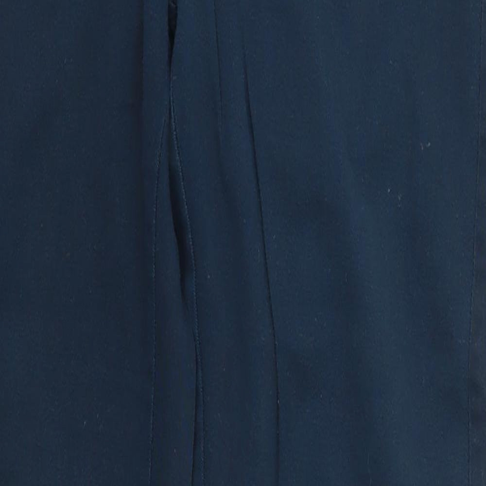 Womens UK Size 10 Denim Co Regular Fit Chino Blue Trousers