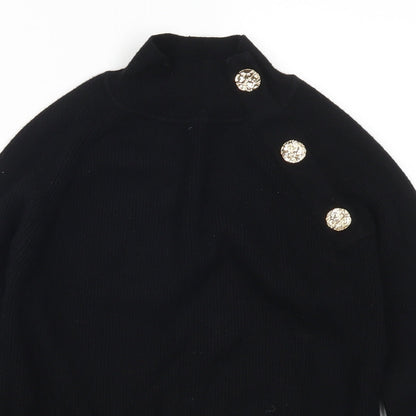 Tu Womens Black   Pullover Jumper Size 14