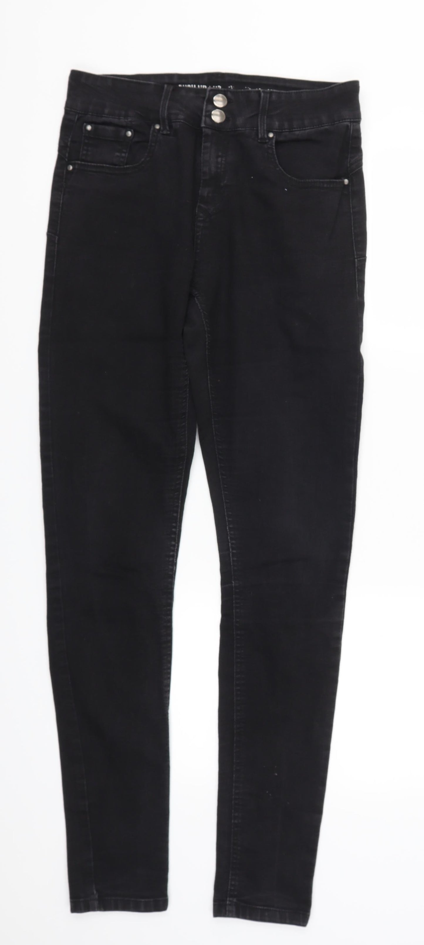 Denim Co Womens Black  Denim Skinny Jeans Size 10 L30 in