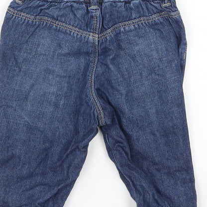 H&M Girls Blue  Denim Capri Jeans Size 3-6 Months