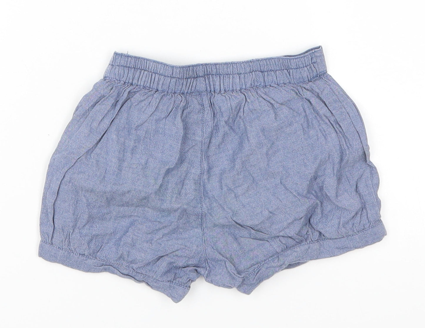 TU Girls Blue  Denim Cropped Trousers Size 12-18 Months