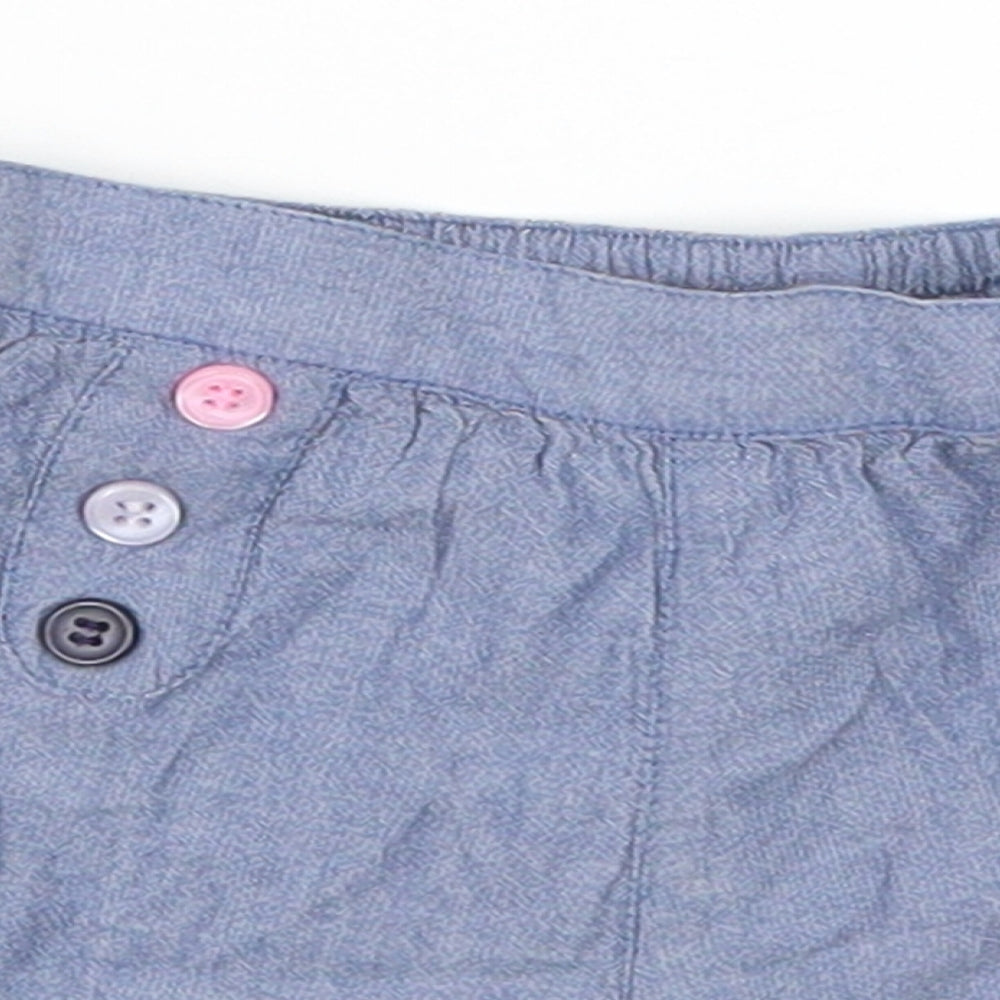 TU Girls Blue  Denim Cropped Trousers Size 12-18 Months