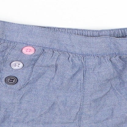 TU Girls Blue  Denim Cropped Trousers Size 12-18 Months