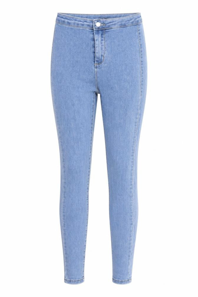 PRETTYLITTLETHING Womens Blue  Denim Skinny Jeans Size 6 L27 in