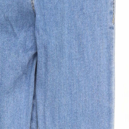 Pretty Little Thing Womens Blue  Denim Skinny Jeans Size 6 L27 in