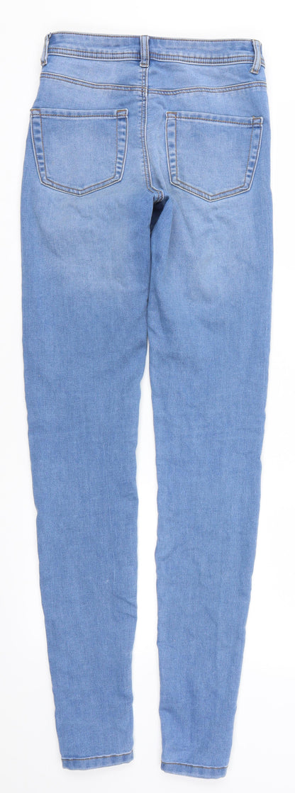 Denim Co Womens Blue  Denim Skinny Jeans Size 6 L33 in