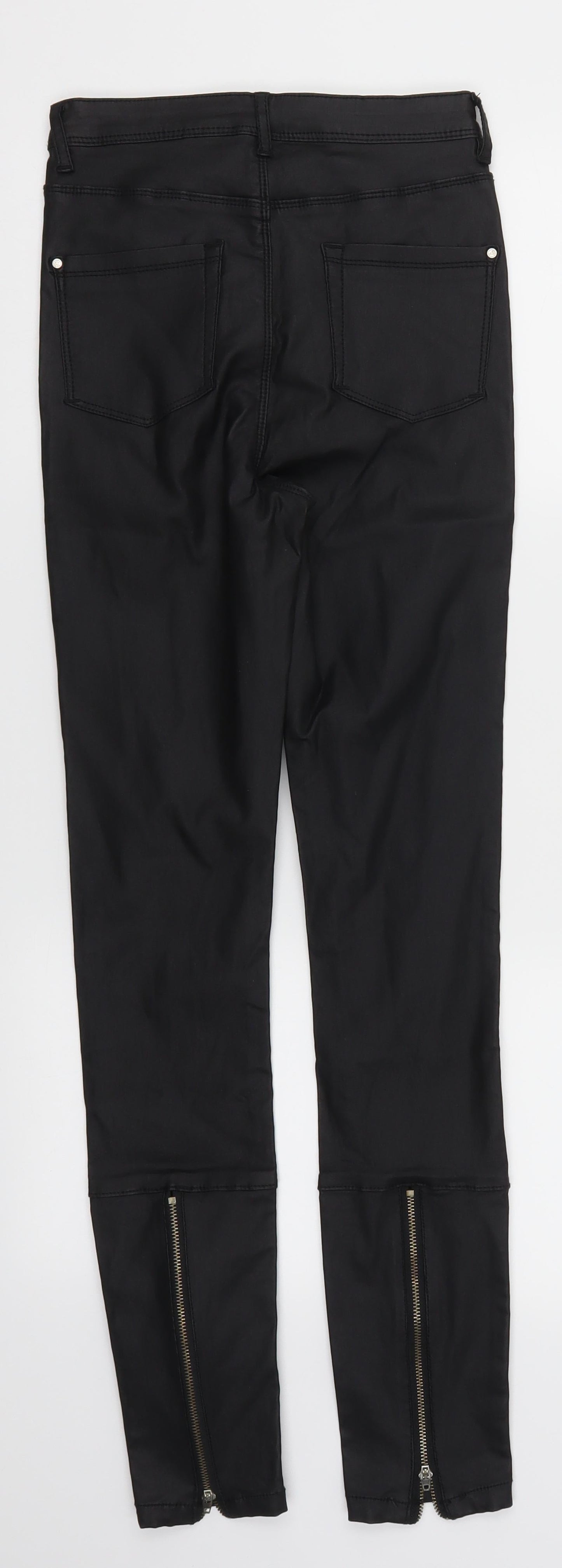 Missguidd Womens Black   Trousers  Size 8 L28 in